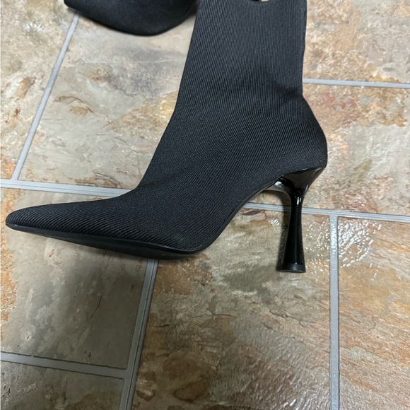 Black fabric sock boots - Picture 2 of 3